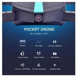 RC mini dronas su Wifi JY018