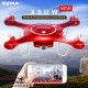 Dronas Syma X5UW su WiFi + SD  kamera